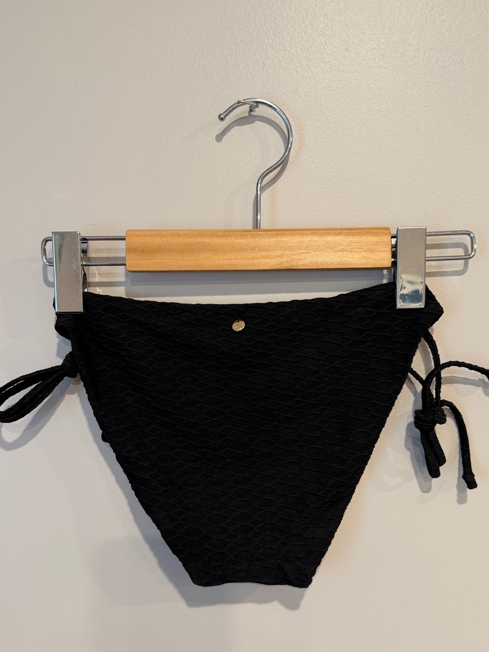NWT Victoria's Secret Mix Match Side-Tie Bikini Bottom Black XS - Picture 4 of 9